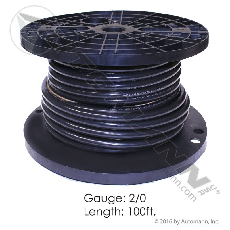178.2054BK - Wire Starter Cable 2/0 100FT Black