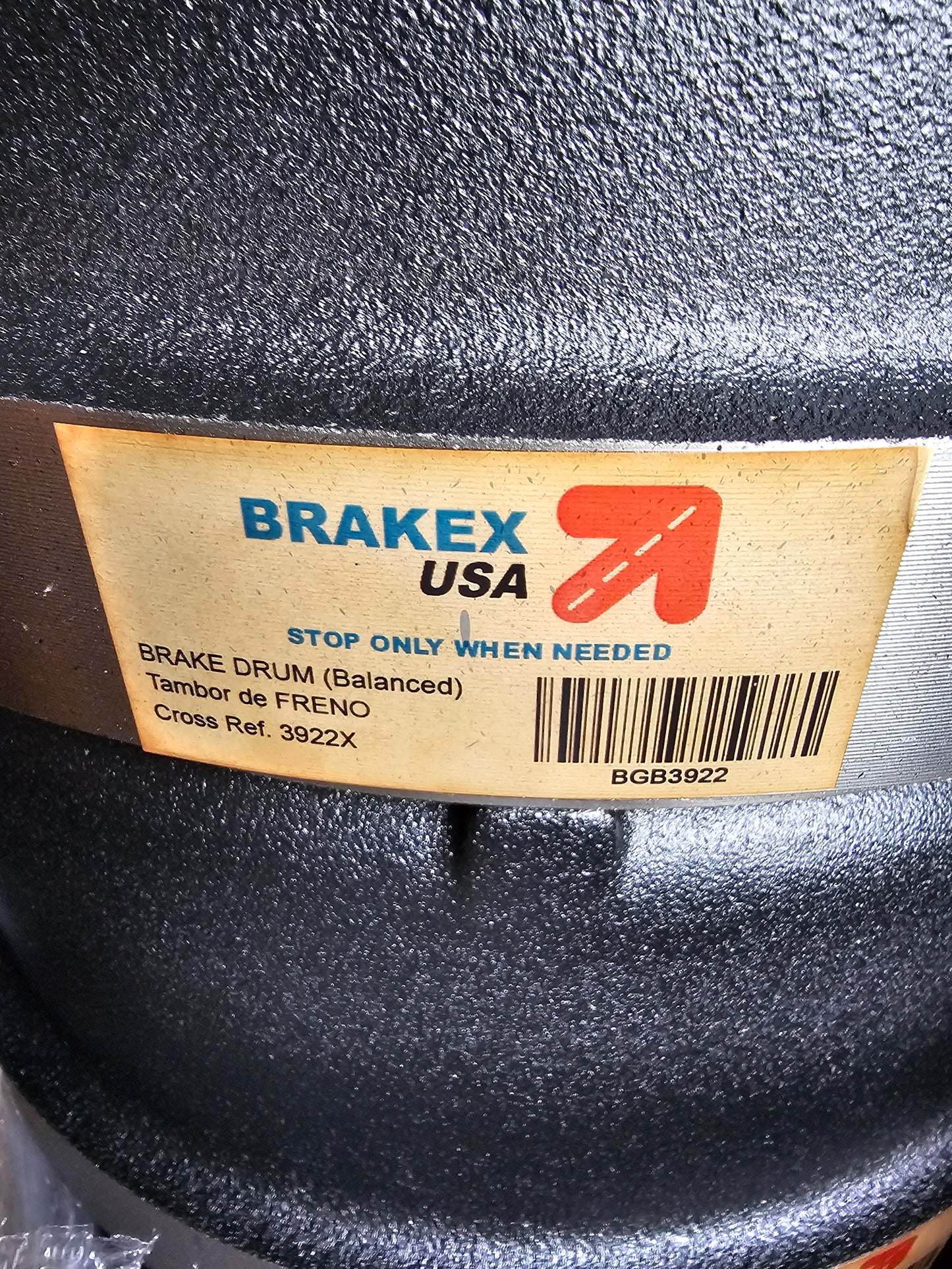 BRAKE DRUM 3922X (3800)