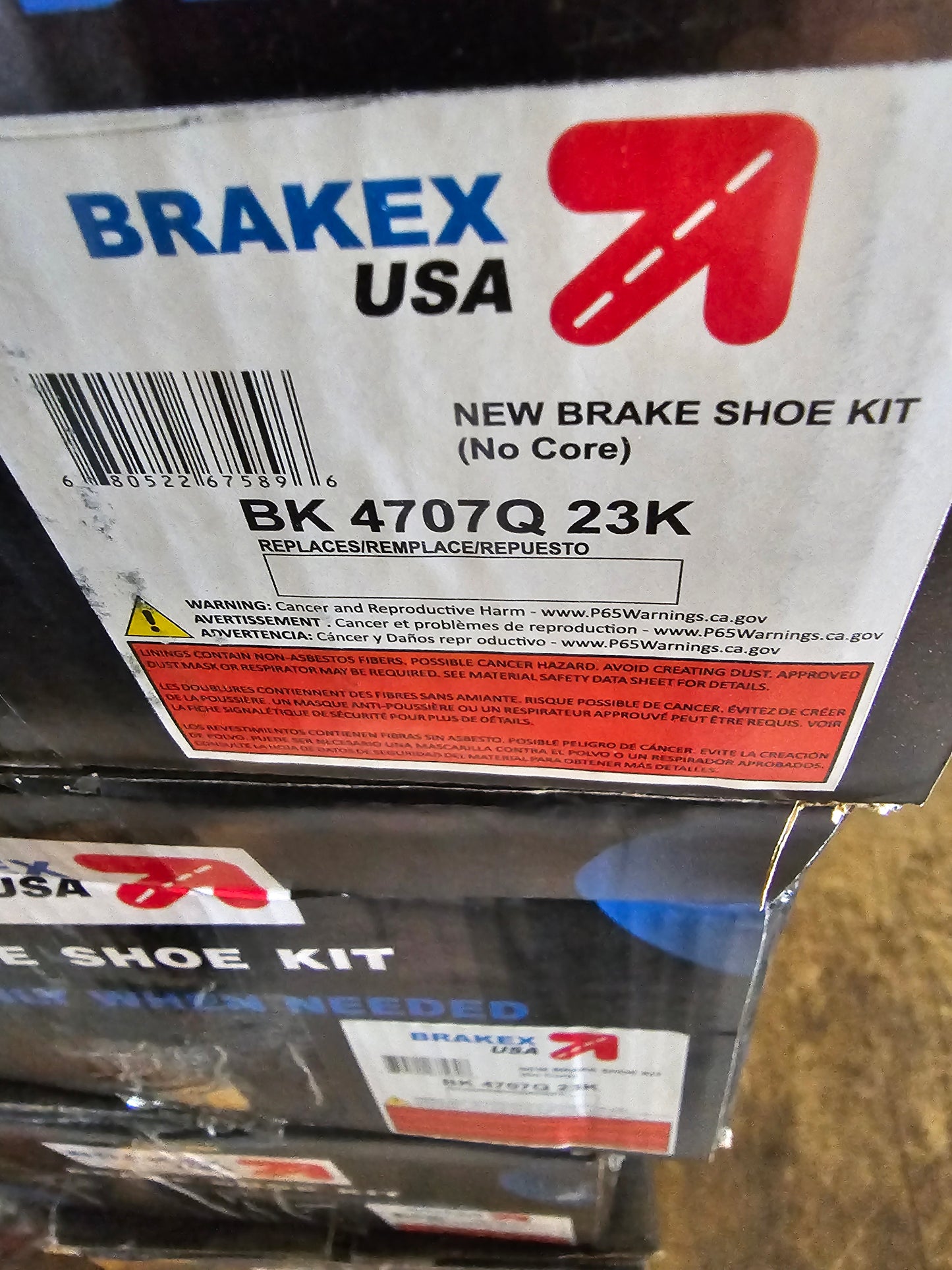 4707 BRAKE SHOE KIT (BOX)