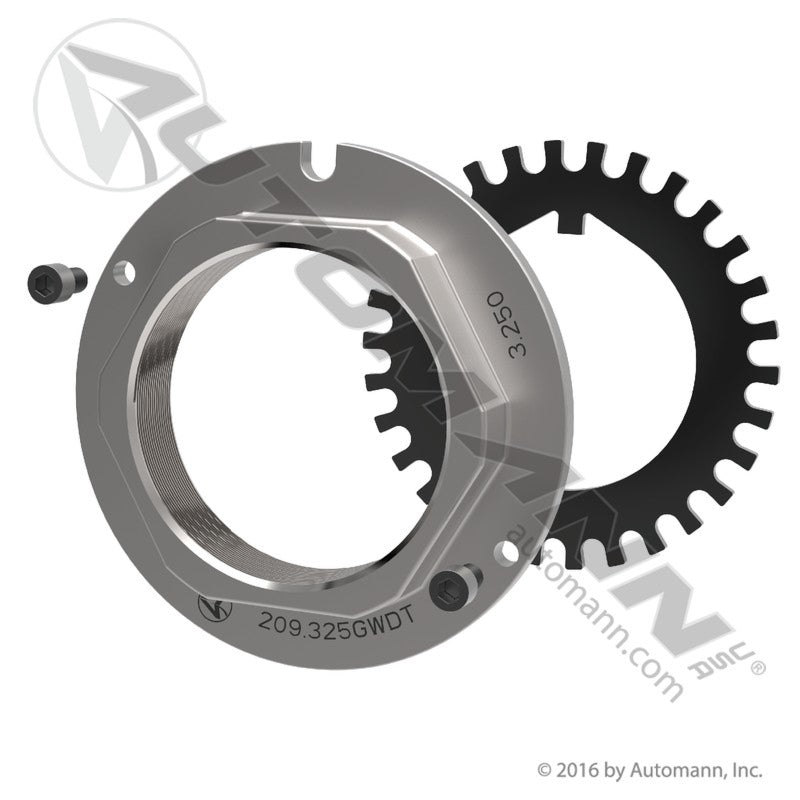 209.325GWDT - Spindle Nut and Washer Assy(T9)