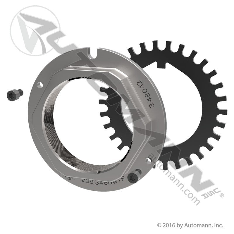 209.348GWTP - Spindle Nut and Washer Assy (T9)