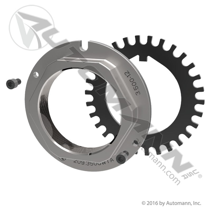 209.350GWTA - Spindle Nut and Washer Assy (T9)