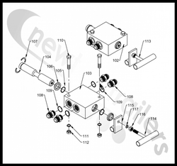 Keith® Walking Floor® RFII Control Valve Seal Kit (12D)