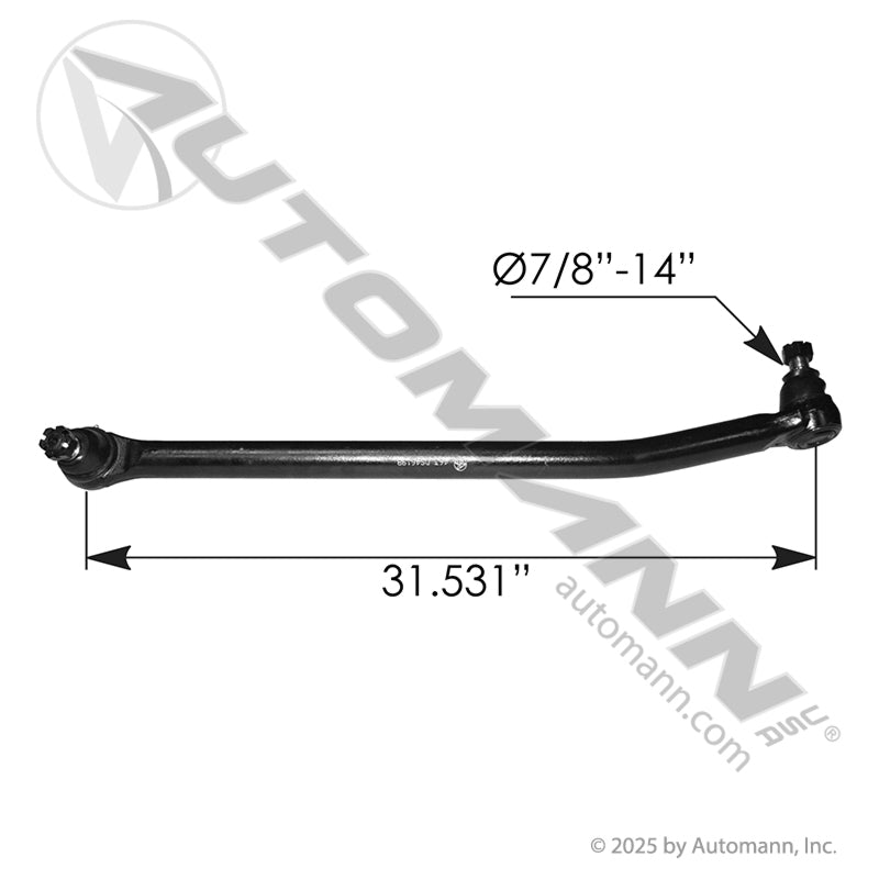 463.DS4619B - Drag Link 31.000in C to C Freightliner (12C)