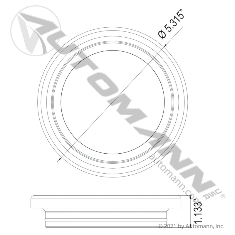 571.GR40 - 4” Light Grommet (8A)