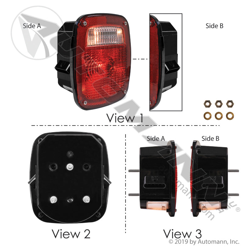 571.LG521R - S/T/T Box Light Freightliner RH (13B)