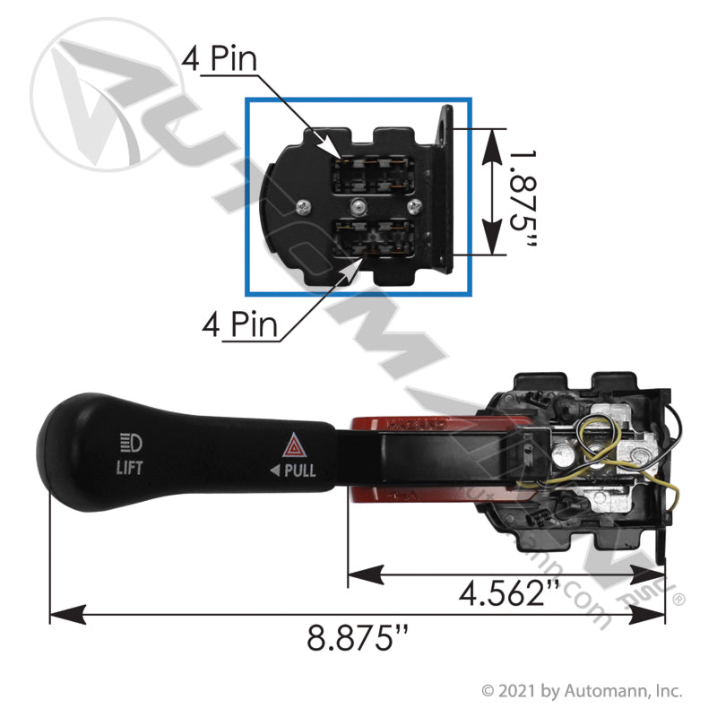 577.46013 - Turn Signal Freightliner(SWITCH INTERMITENTE FREIGHTLINER) 8C