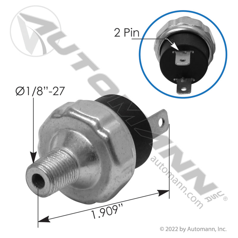 577.46604 - Normally Close - Cut-Off Switch Low Air Pressure Warning Switch NC Century/Columbia