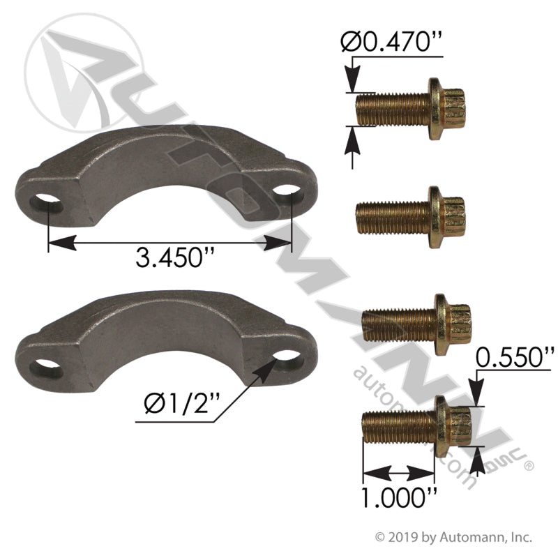 752.2507018 - Universal Joint Strap Kit (T6)