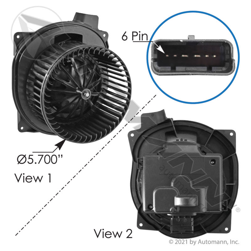 830.21201BE - Blower HVAC Blend Air Behr (8C)
