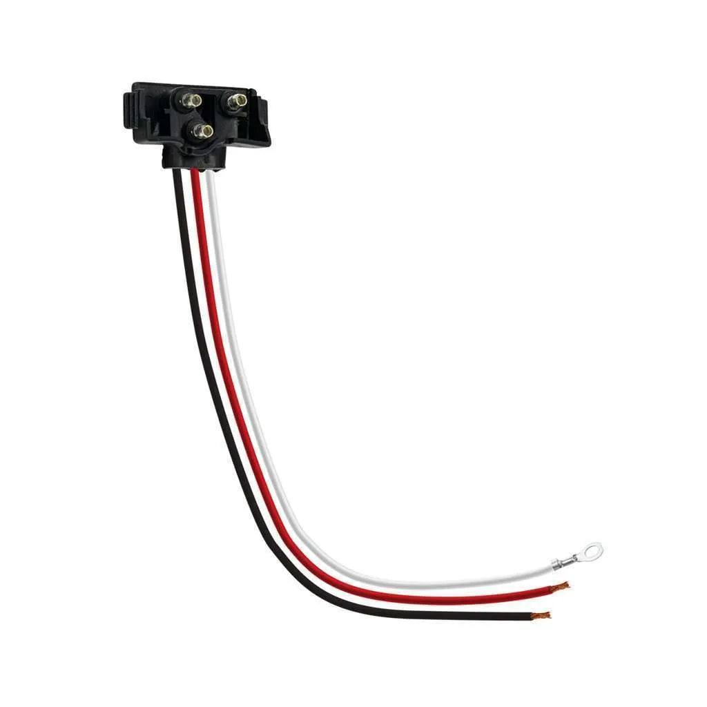 90 Degree 3 Pin PL-3 Right Angle Plug-In Connector 12" Long 3-Wire For STT Light (2D)