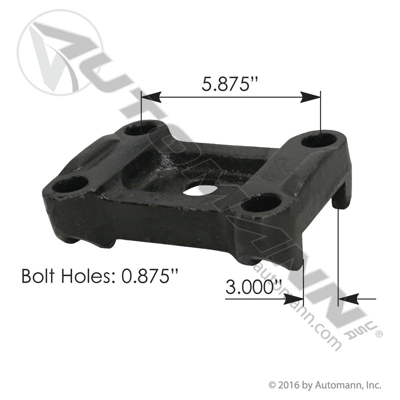 M490 - Top Plate 5in Round Axle Reyco