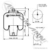 ABSZ70-7083 - Air Spring Cabin Freightliner(BOLSA DE CABINA DE FREIGHTLINER) 10D