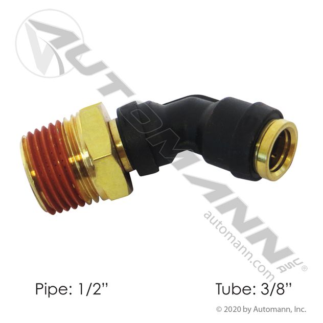 177.12C746B - PLC 45 DEG SWL M Elbow DOT 3/8 X 1/4in (T5)