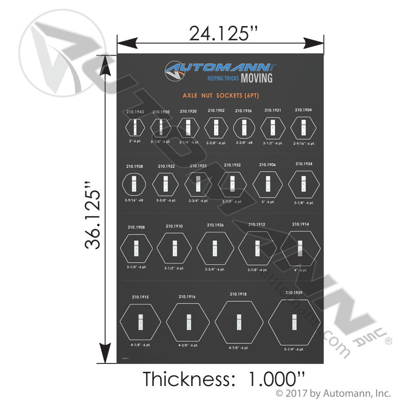 CAT-ANSB614 - Automann 6 Point Socket Board