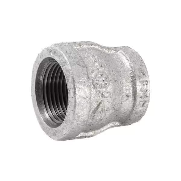 1 in. x 3/4 in. Galvanized Iron Reducing Coupling