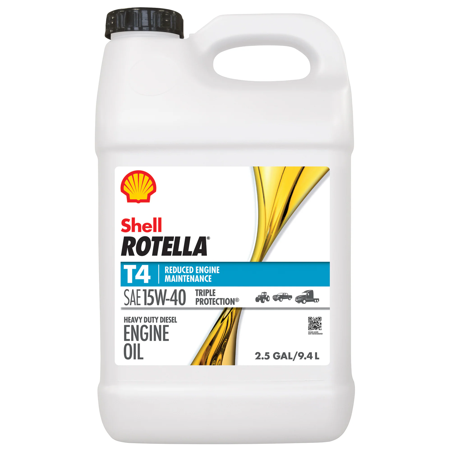 Shell Rotella SAE15W-40 ENGINE OIL 2.5 GAL (11A)