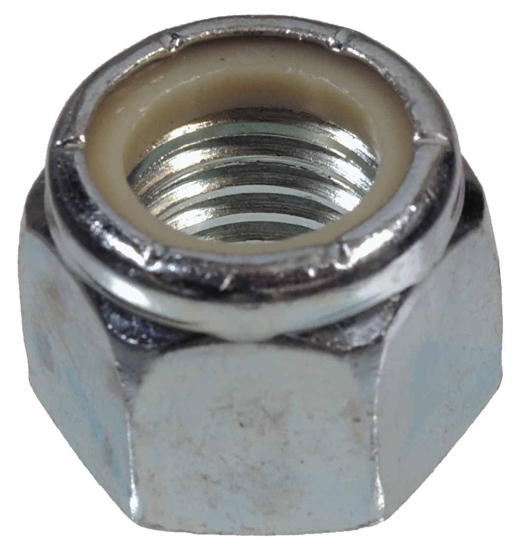 6MM NYLON LOCKNUT ZINC (E02)