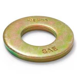 1/2 F/W GR8 SAE ZINC YELLOW flat washer