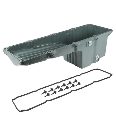 DETROIT DIESEL SERIES 60 OIL PAN WITH GASKET AND BOLTS