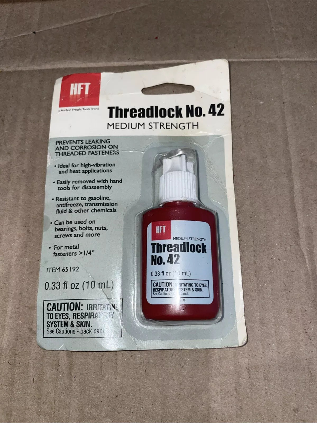 HFT Threadlocker, No. 42, 10 mL Medium Strength (3C)