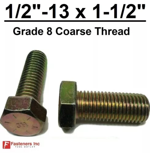 1/2"-13 x 1 1/2" HEX CAP SCREEW G8