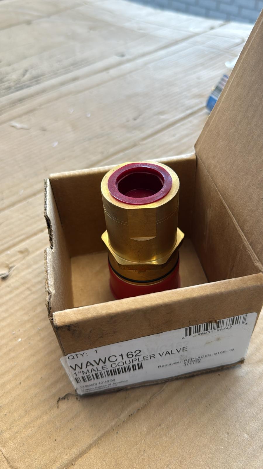 1″MALE COUPLER VALVE-WAWC162 (8D)