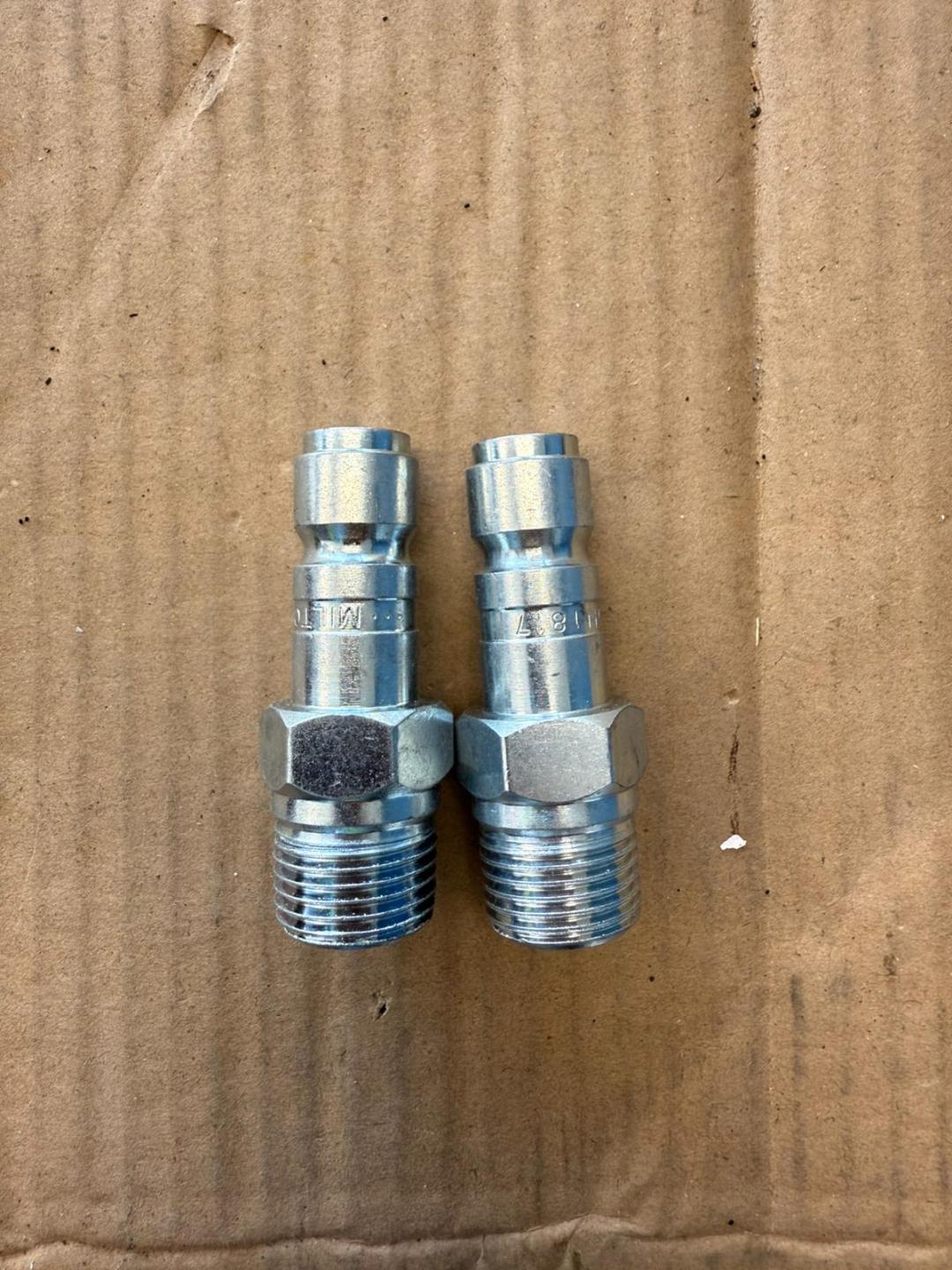 1/2” Air Hose Fittings Male Threads Size Plugs