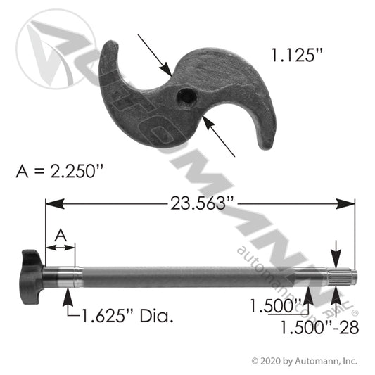 123.282318.03 - Camshaft LH (7B)