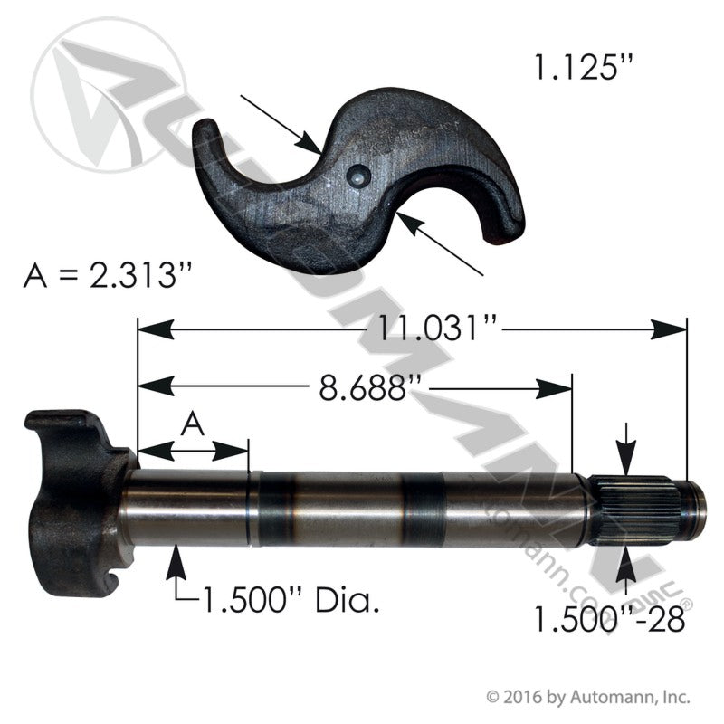 125.281102.01 - Camshaft LH (5B)