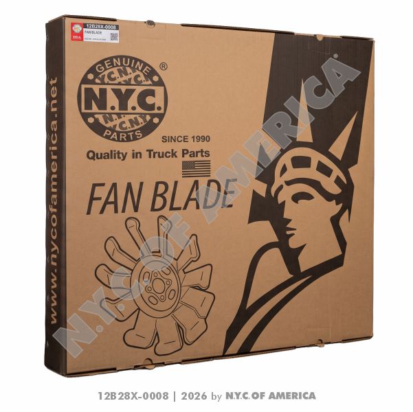 12B28X-0008 - Freightliner/ Volvo/ Peterbilt FAN BLADE