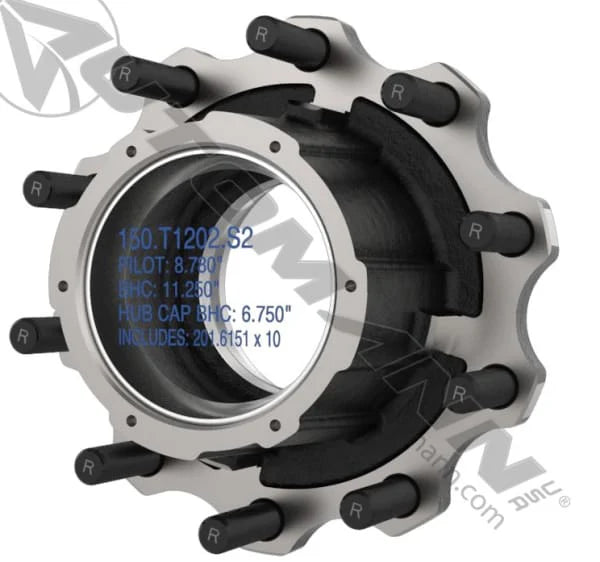 OTS1631PA-LSBX TRAILER HUB WITH ABS