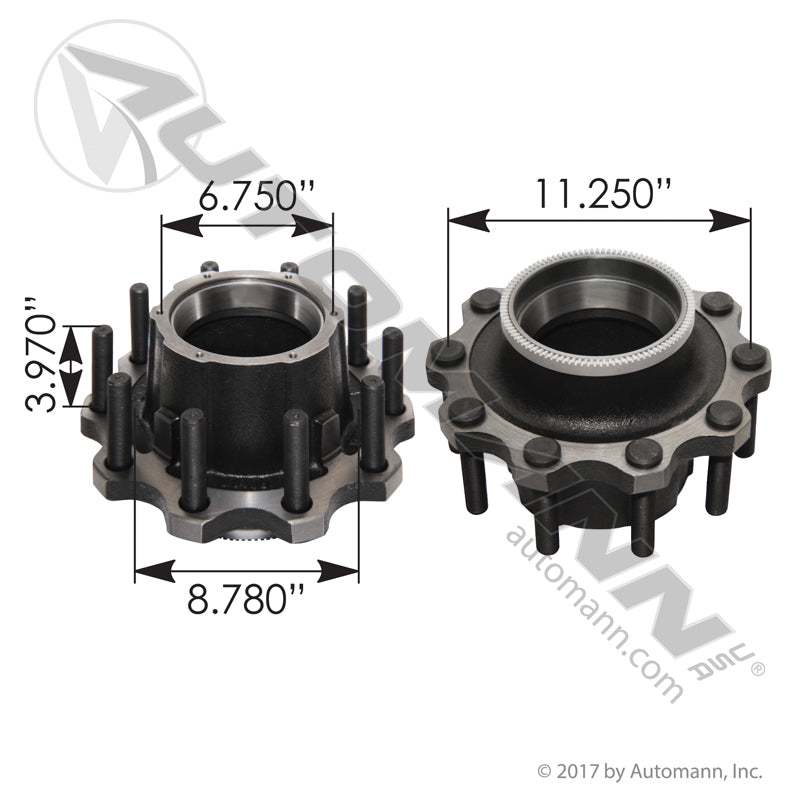 150.T1202.S1 - Outboard Mount Hub Assembly(12A)