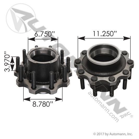 150.T1202.S1 - Outboard Mount Hub Assembly(12A)