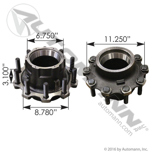 150.T1202.S2 - Outboard Mount Hub Assembly (11A)