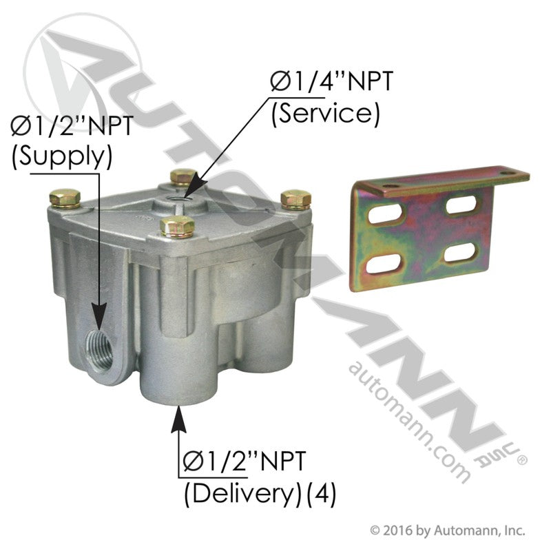 170.102626 - R12V Type Relay Valve 4 PSI (6C BACK)
