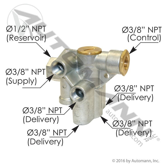 170.110800 - Sealco Type Valve,TRAILER QUICK RELEASE VALVE(6B)