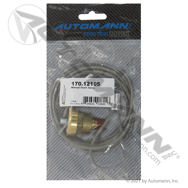 170.12105 Drain Valve w/60in Cable