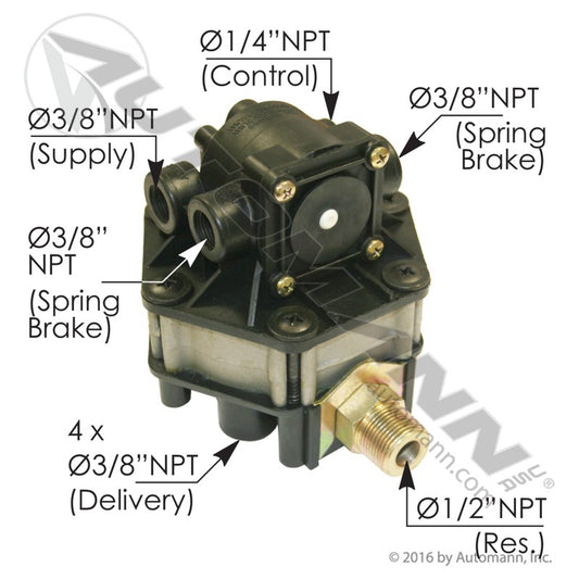 111-28600 VALVE FULL FUNTION FF2 28600(VALVULA DE FRENOS MULTIFUNTION)
