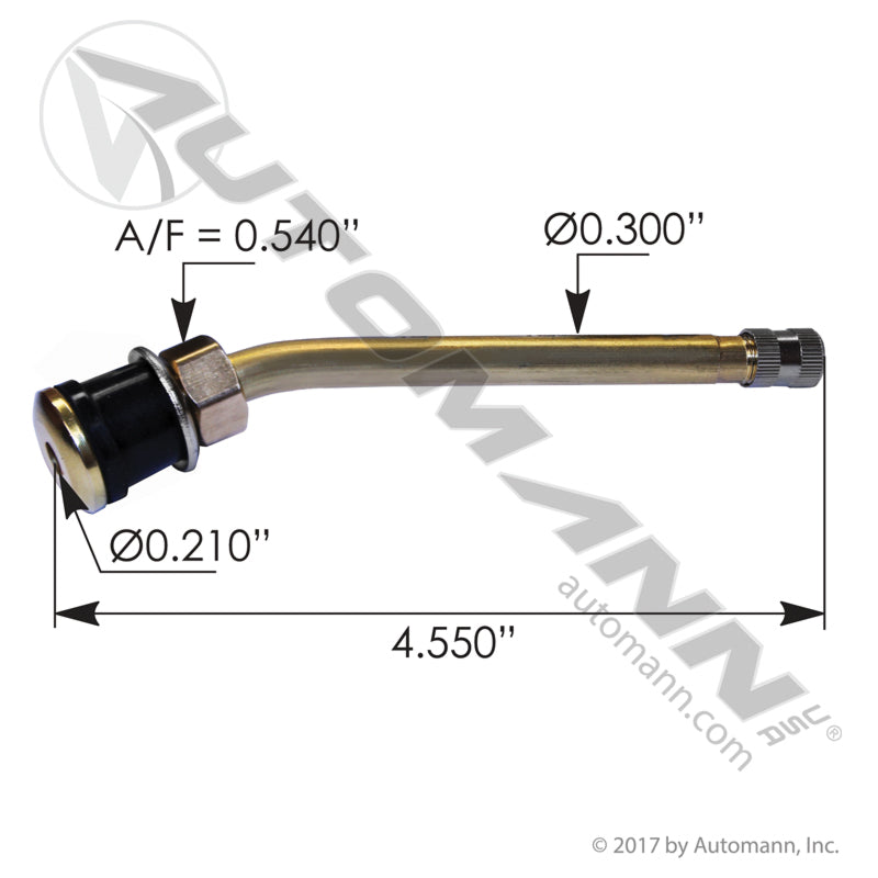 170.TR573FH-50 - Valve Stem 4.550in Angled (valvula rin de hierro) (E03)