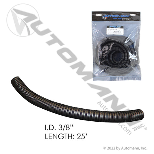 177.1038-25P - Poly Split Loom 3/8in ID - 25ft Length (FORRO DE CABLE)