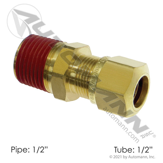 177.14688D - Male Connector DOT 1/2IN x 1/2NPT