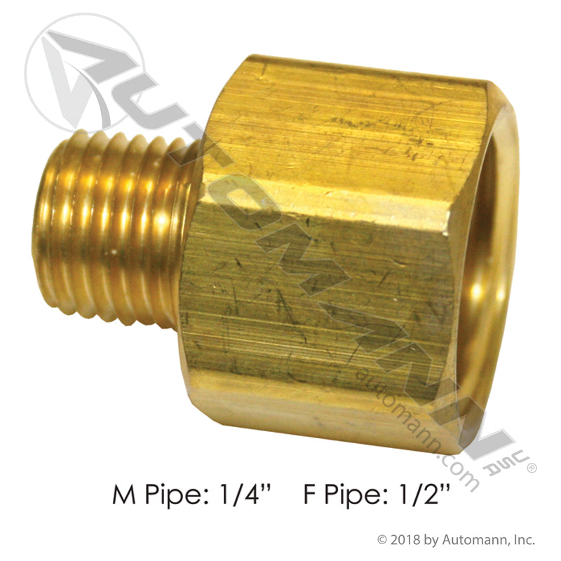 177.9120DB - Adapter 1/4NPT Male x 1/2NPT Female (T5)