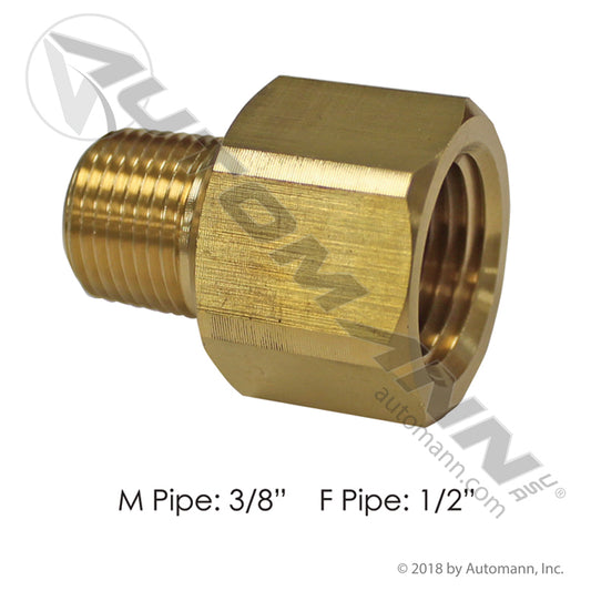 177.9120DC - Adapter 3/8NPT Male x 1/2NPT Female (T5)