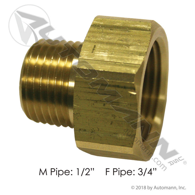 177.9120ED - Adapter 1/2NPT Male x 3/4NPT Female (T5)