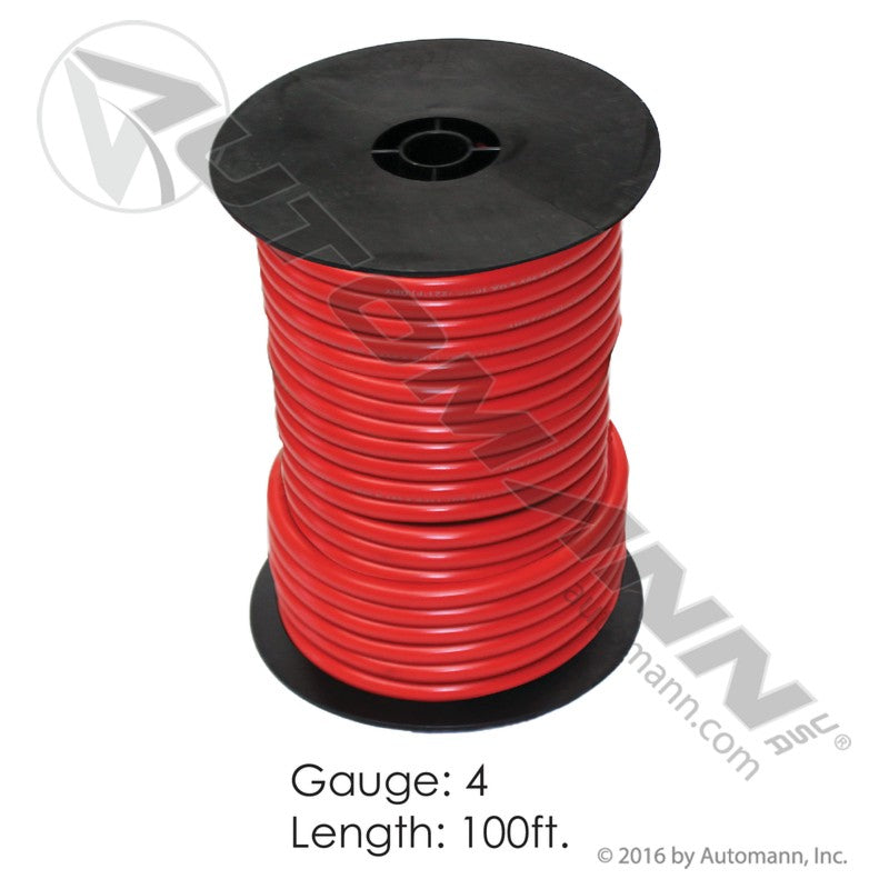 178.2050RD - Wire Starter Cable 4 GA 100FT Red
