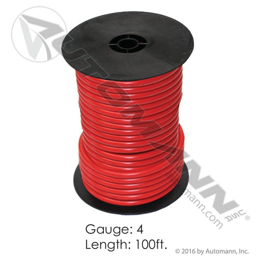 178.2050RD - Wire Starter Cable 4 GA 100FT Red