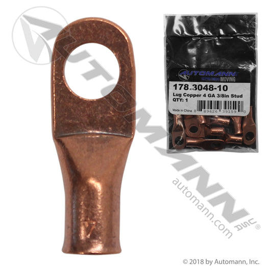 178.3048-10 - Lug Copper 4 GA 3/8in Stud (TERMINAL) (BACK)