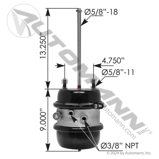 179.SB3030S - Spring Brake Type 30/30 Sealed (5A)