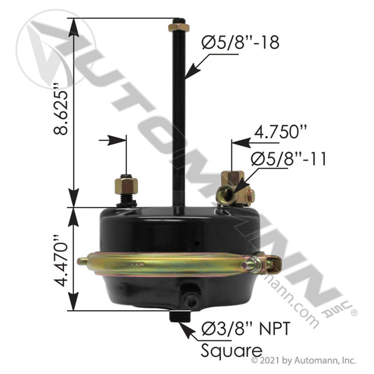 179.SC30L - Service Chamber Type 30 Long Stroke